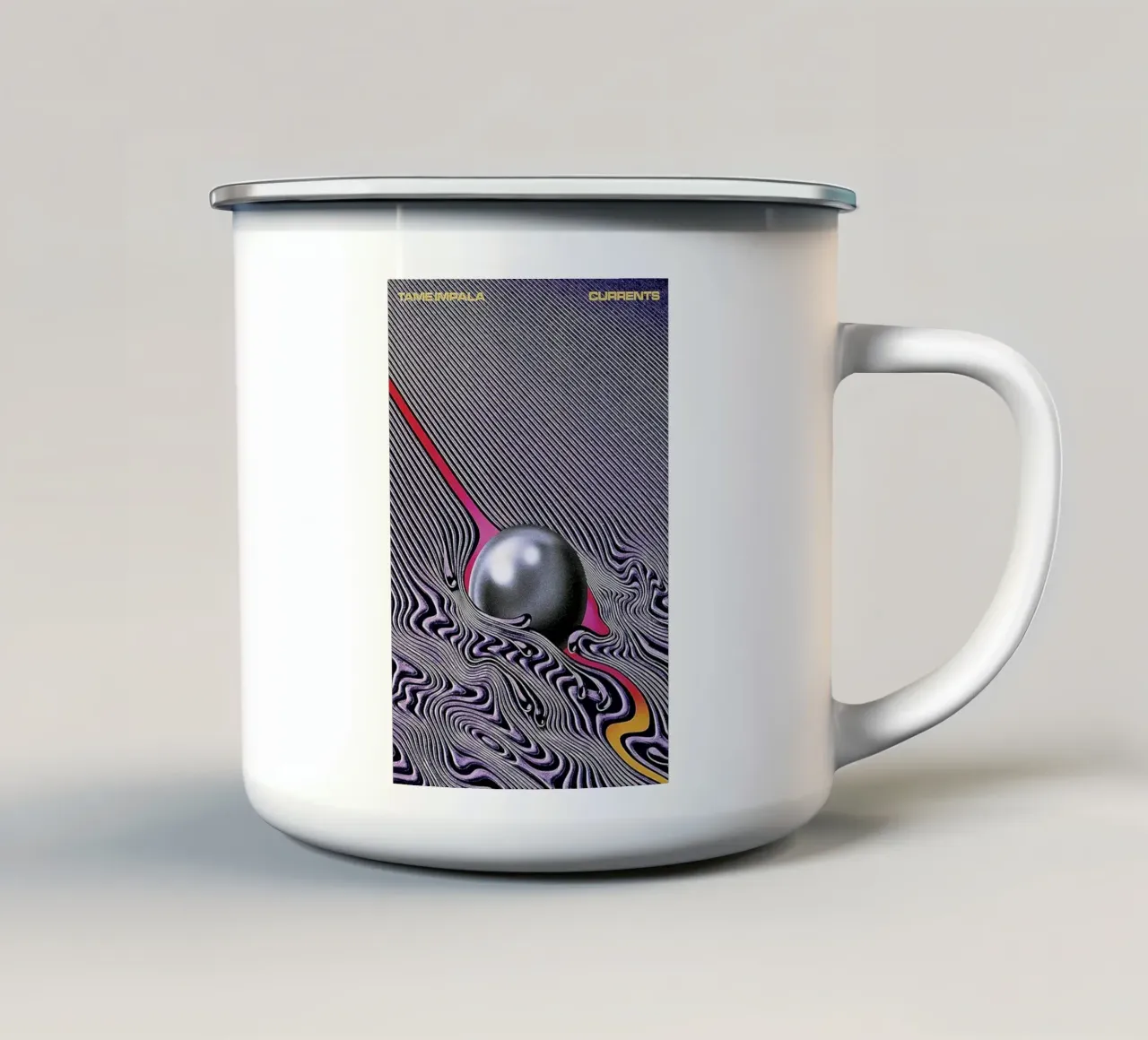 Purple Tame Impala Current Ball tazza in smalto da GULHAM