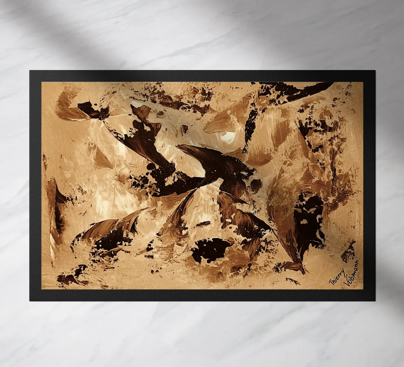 SEPIA 65 zerbino da Thierry Vobmann Abstract painting