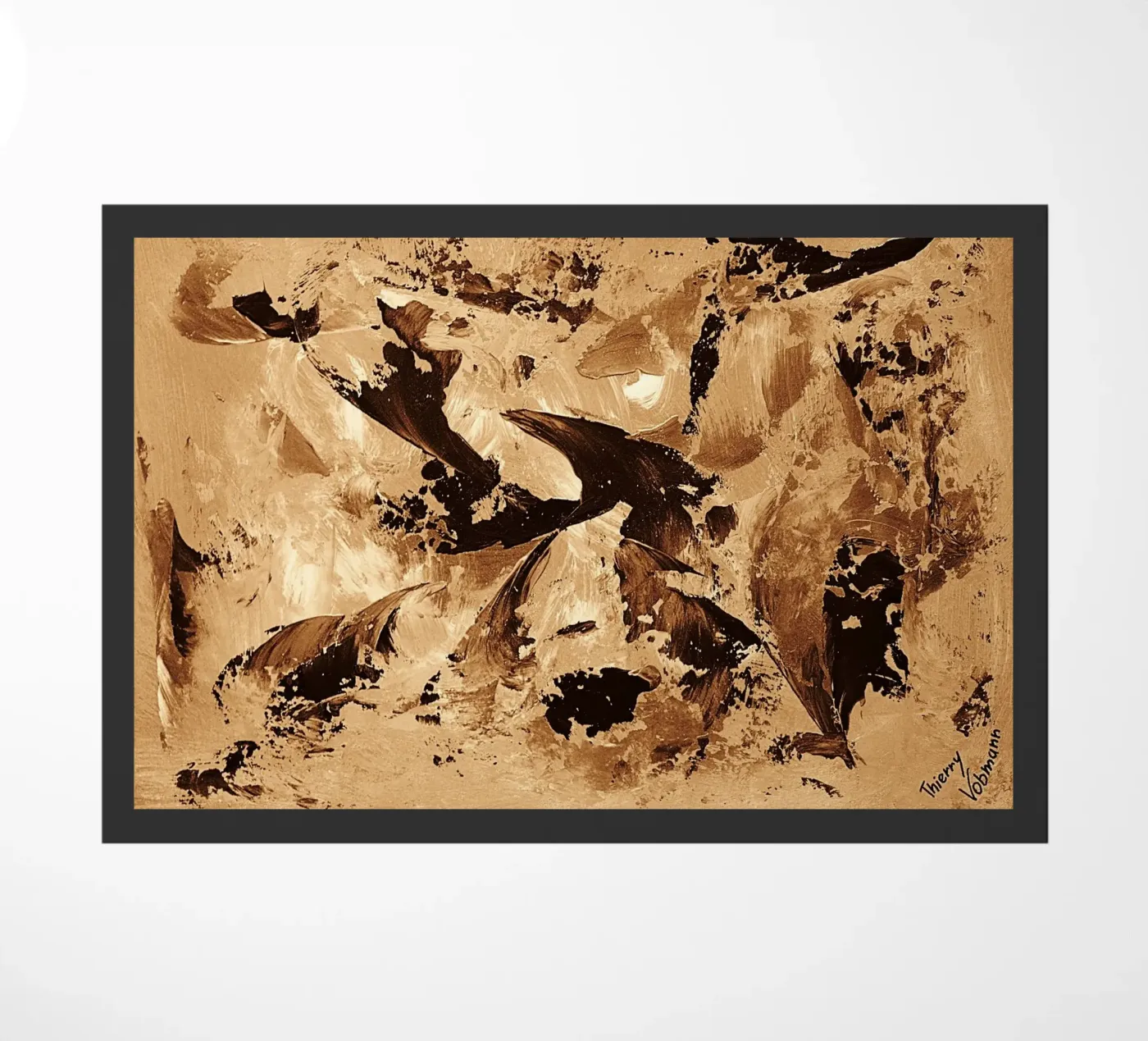 SEPIA 65 zerbino da Thierry Vobmann Abstract painting