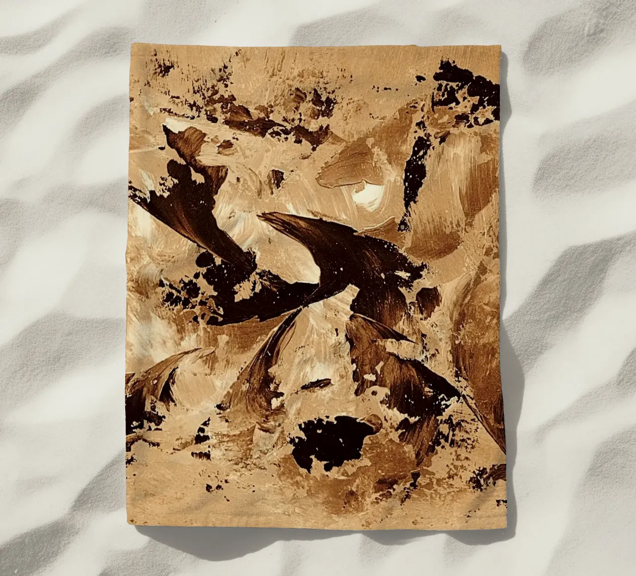 SEPIA 65 telo mare da Thierry Vobmann Abstract painting