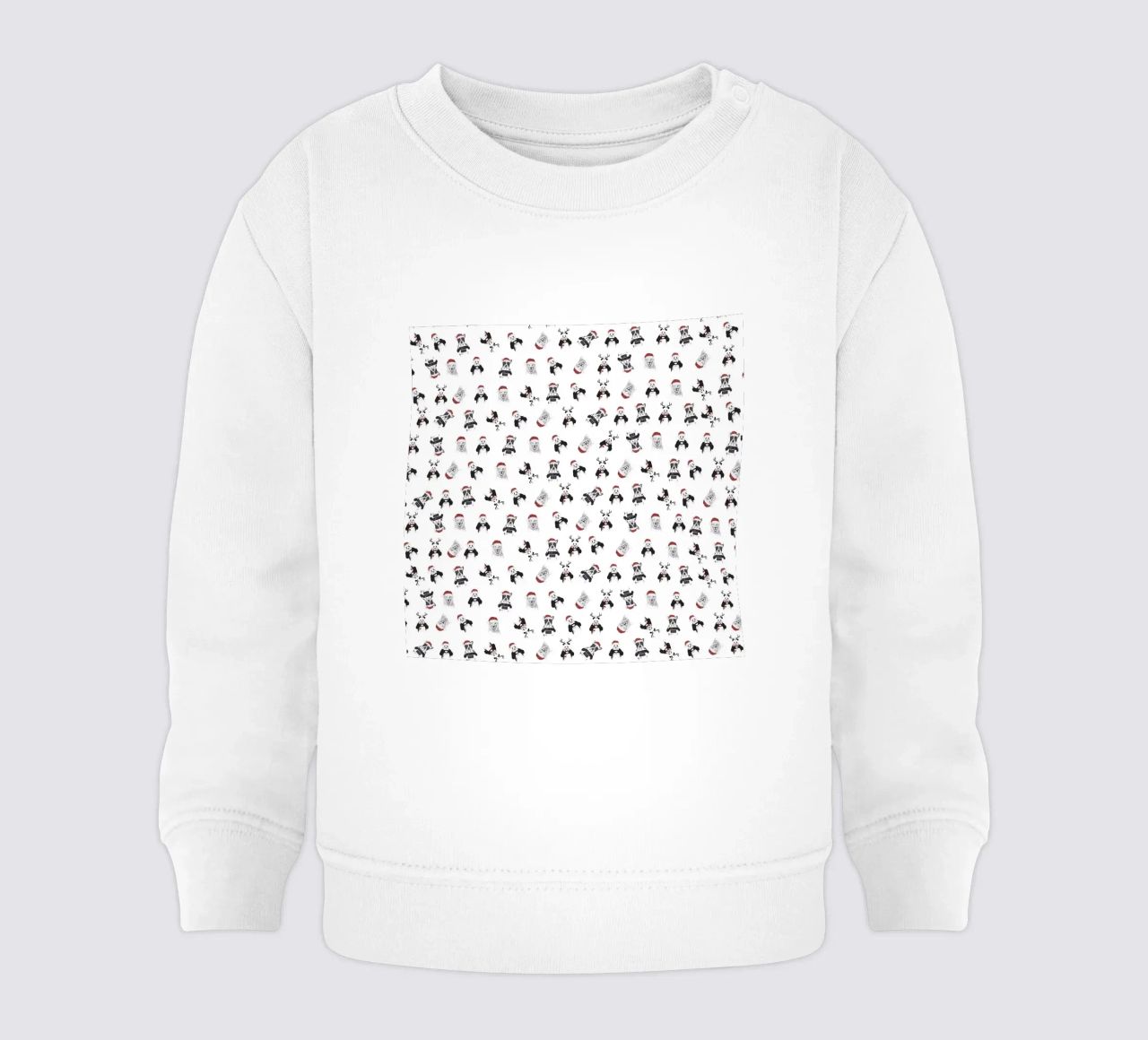 Xmas pattern felpa neonato da Balazs Solti