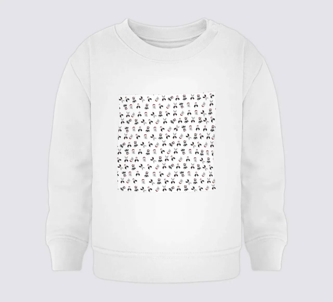 Xmas pattern felpa neonato da Balazs Solti