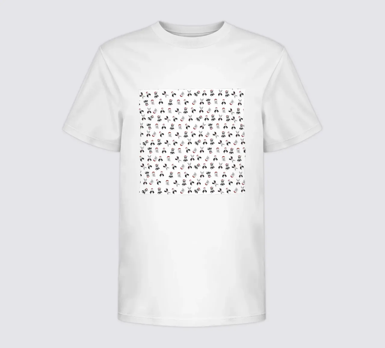 Xmas pattern kinder t-shirt van Balazs Solti