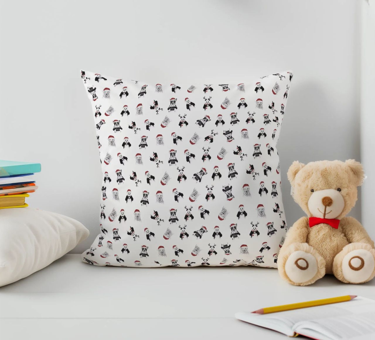 Xmas pattern cuscino da Balazs Solti