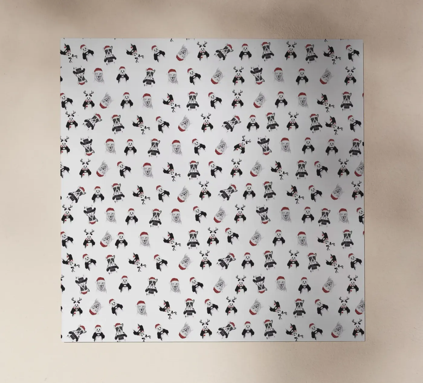 Xmas pattern backlit folie van Balazs Solti