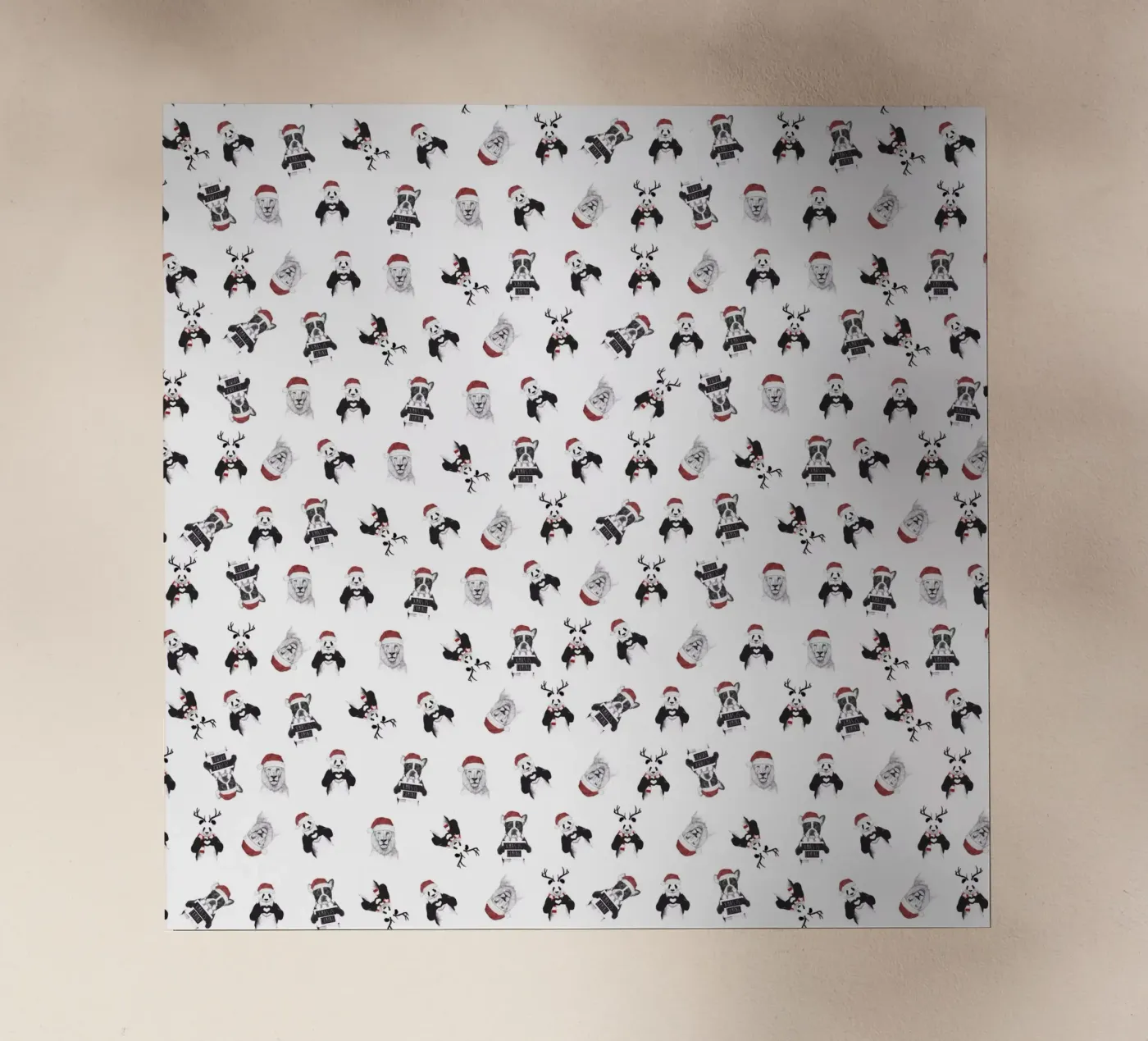 Xmas pattern backlit folie van Balazs Solti