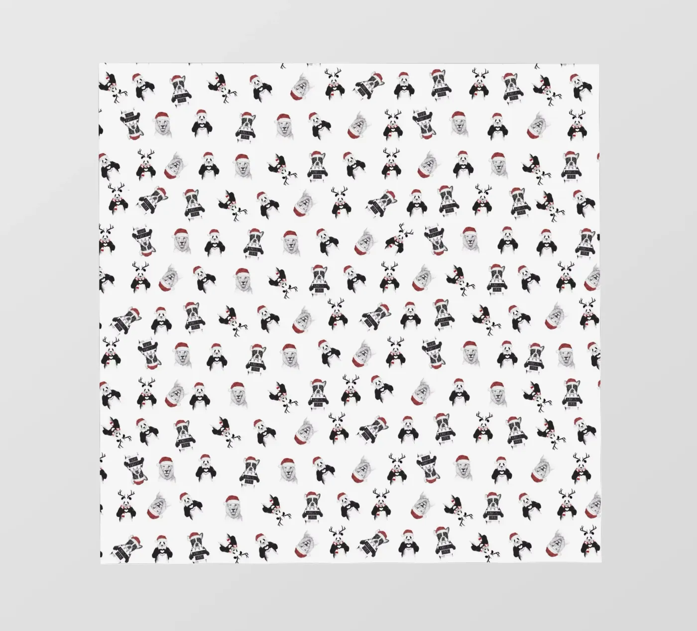 Xmas pattern photo wallpaper by Balazs Solti