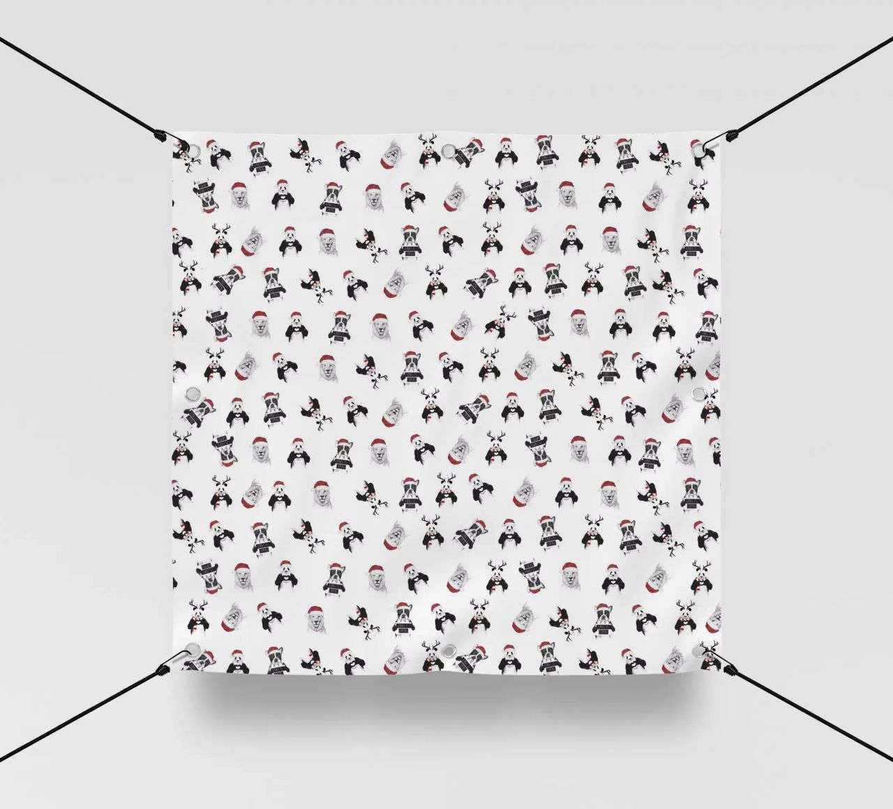 Xmas pattern telo in pvc da Balazs Solti