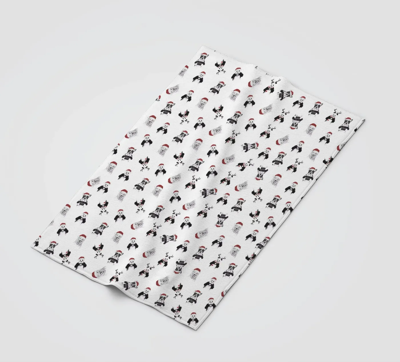 Xmas pattern fleecedeken van Balazs Solti