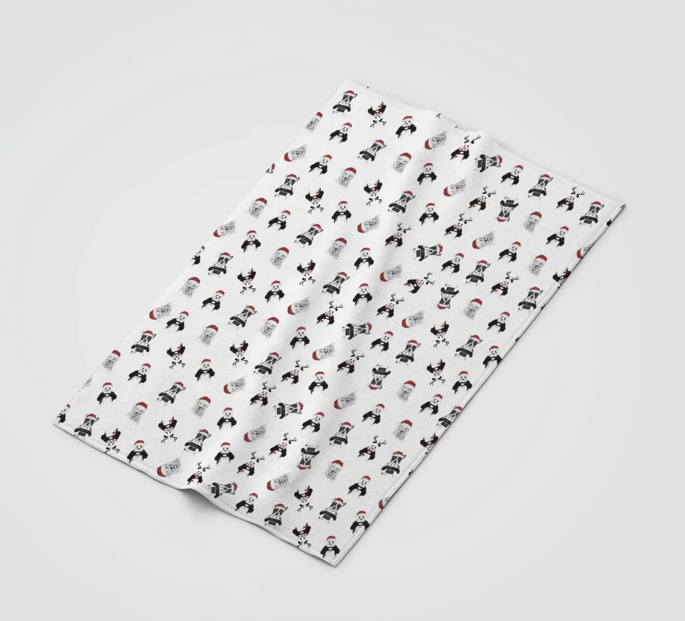 Xmas pattern plaid polaire de Balazs Solti