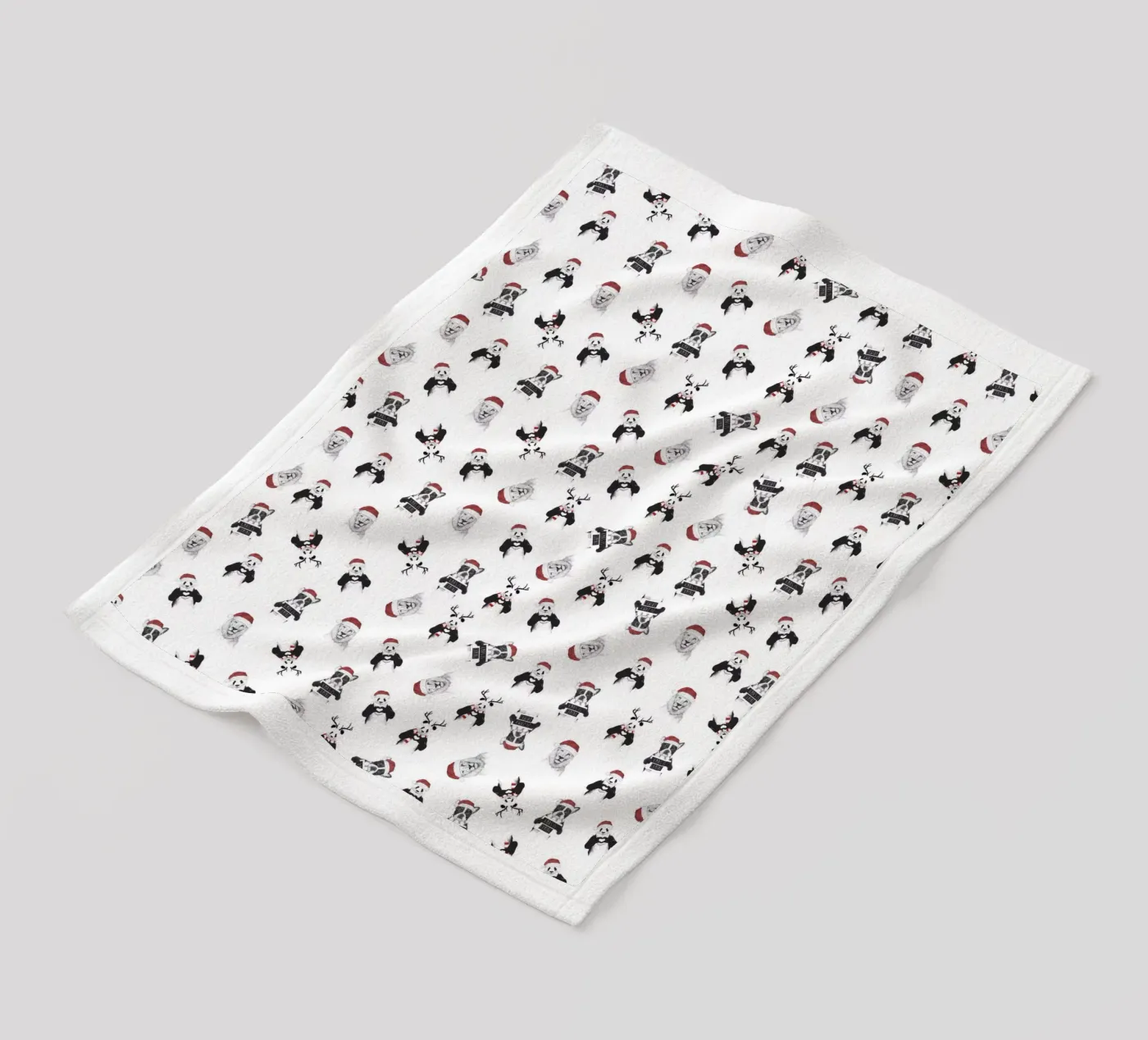 Xmas pattern fleecedeken van Balazs Solti