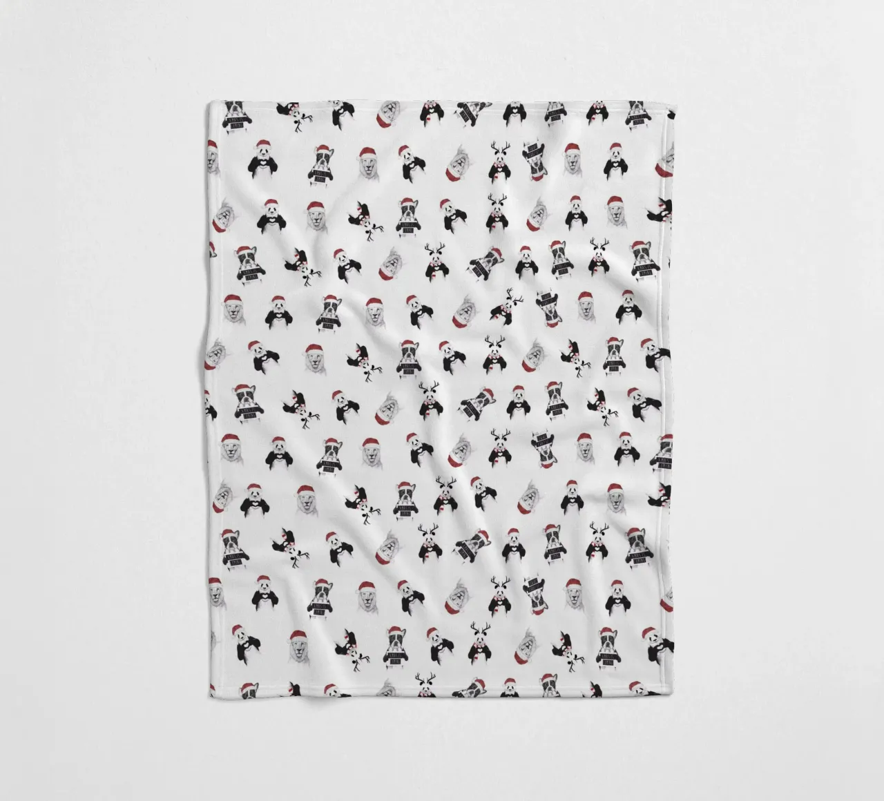 Xmas pattern Fleecedecke von Balazs Solti