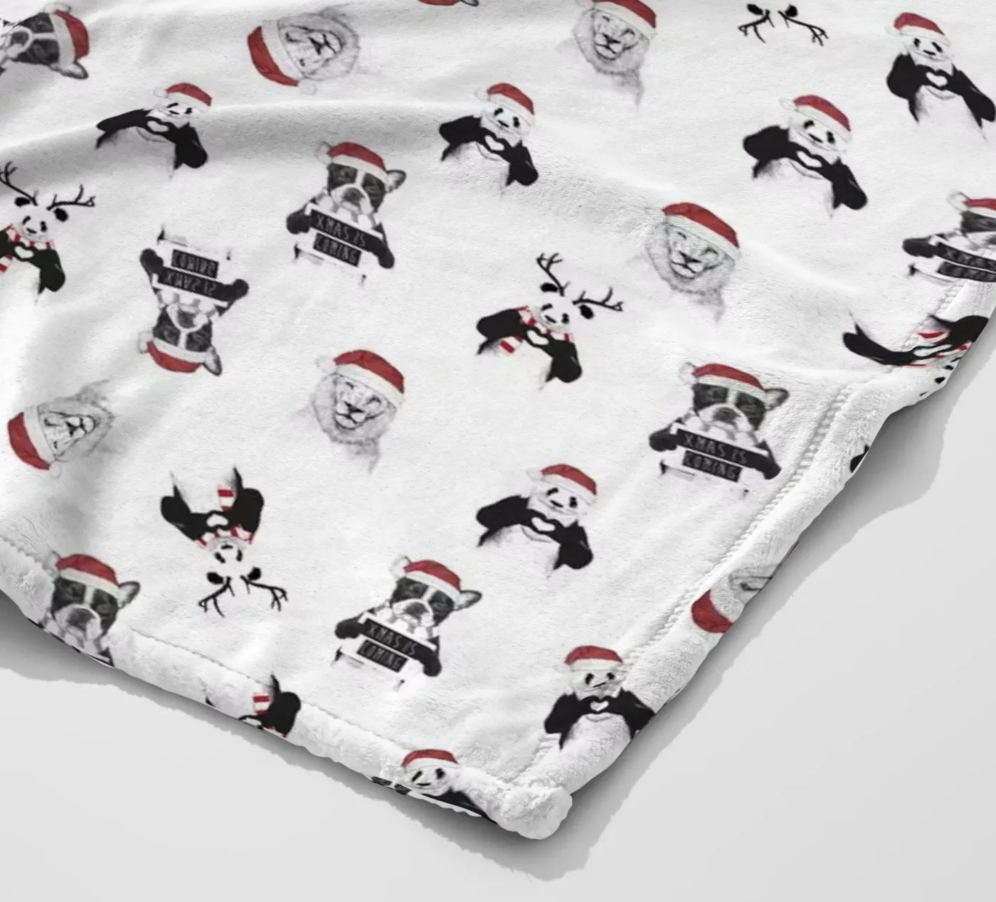 Xmas pattern coperta in pile da Balazs Solti