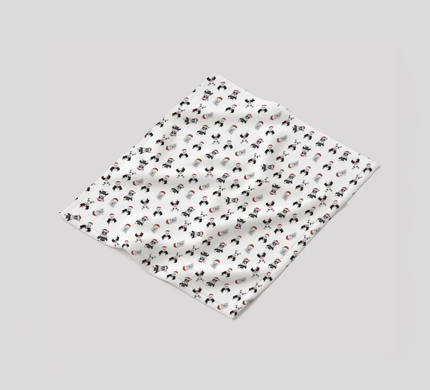 Xmas pattern plaid polaire de Balazs Solti