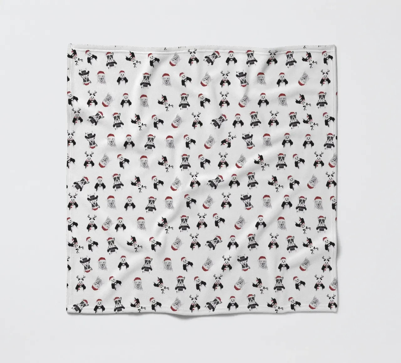 Xmas pattern Fleecedecke von Balazs Solti