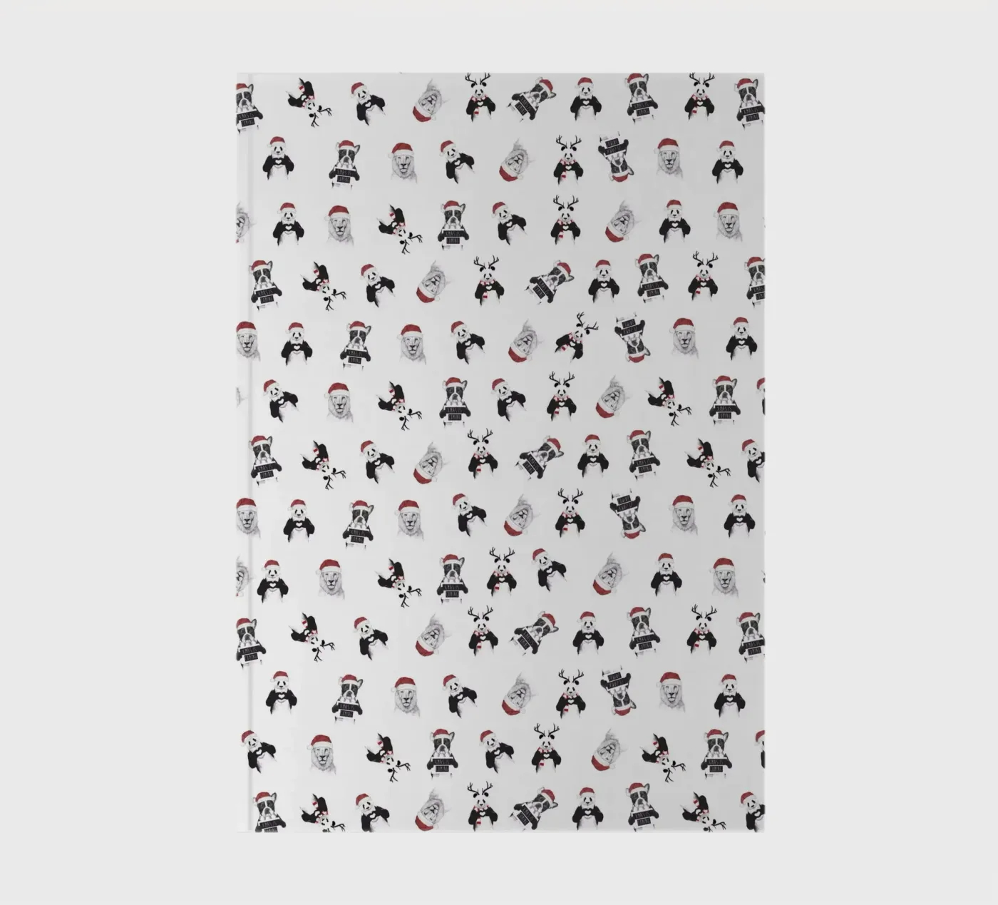 Xmas pattern notebook by Balazs Solti