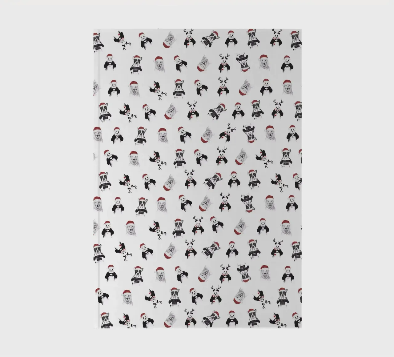 Xmas pattern notebook by Balazs Solti