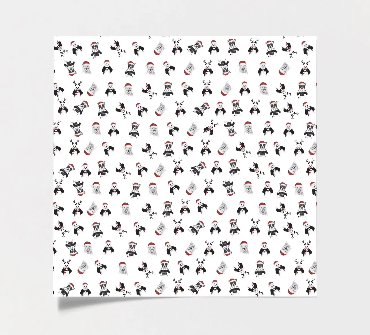 Xmas pattern sticker sheet by Balazs Solti