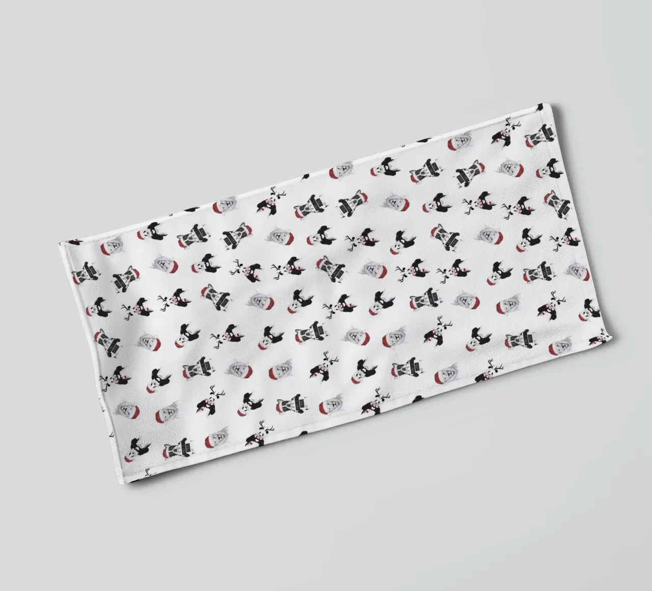 Xmas pattern badhanddoek van Balazs Solti