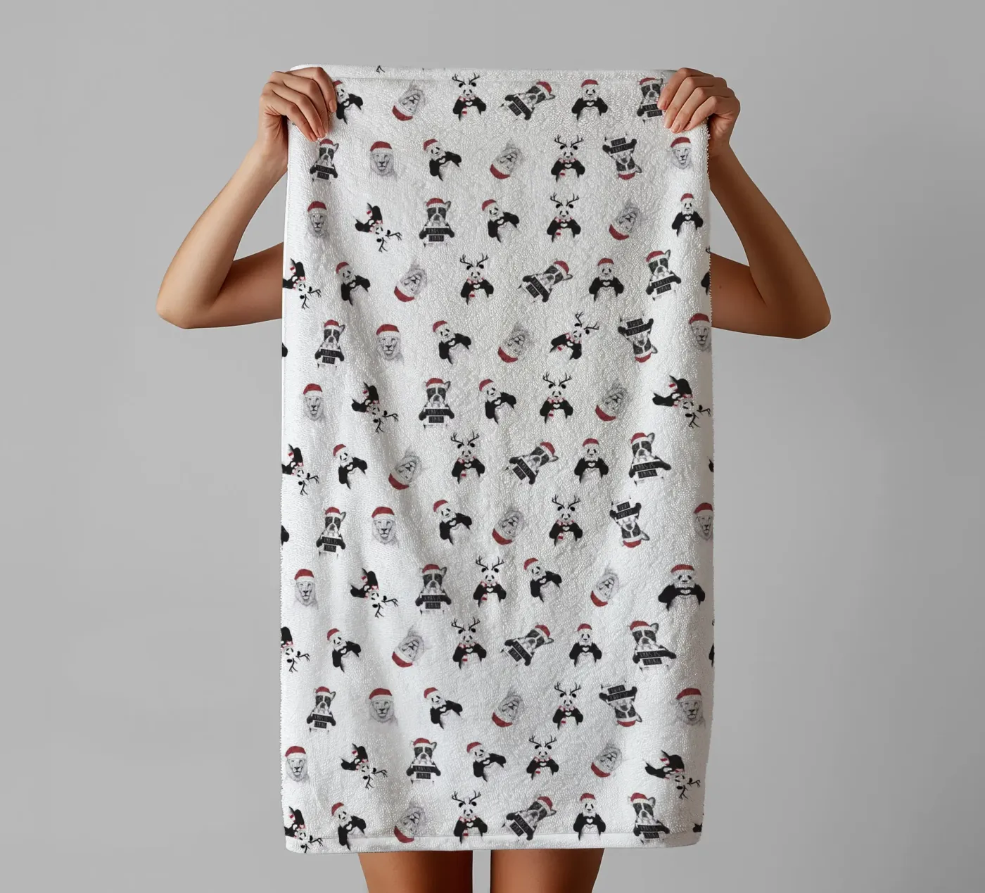 Xmas pattern Handtuch von Balazs Solti