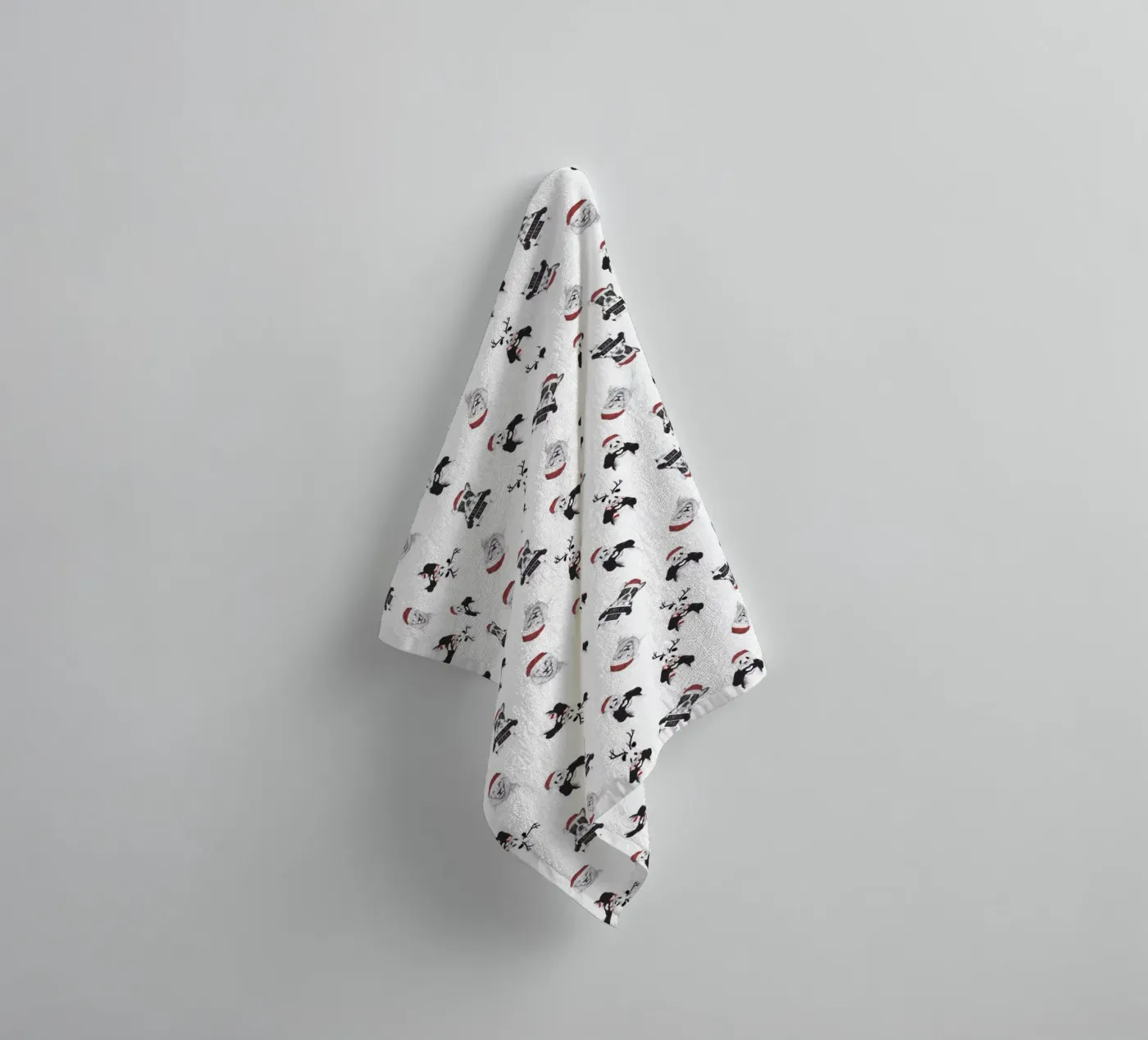 Xmas pattern asciugamano da bagno da Balazs Solti