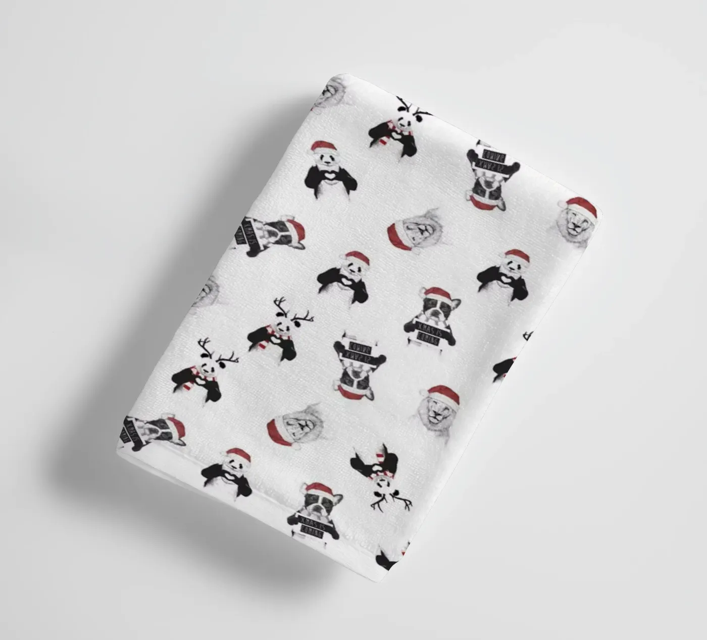 Xmas pattern asciugamano da bagno da Balazs Solti