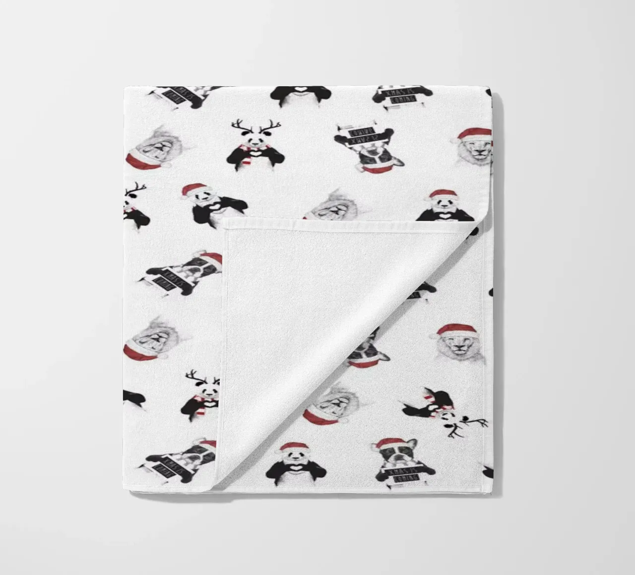 Xmas pattern serviette de plage de Balazs Solti