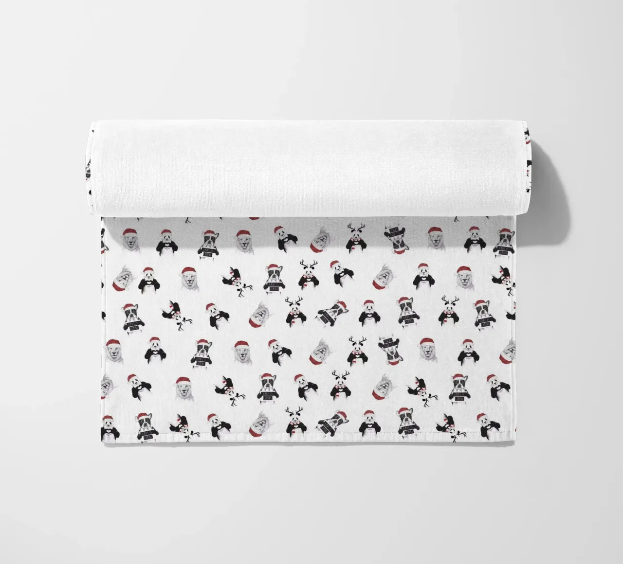 Xmas pattern serviette de plage de Balazs Solti