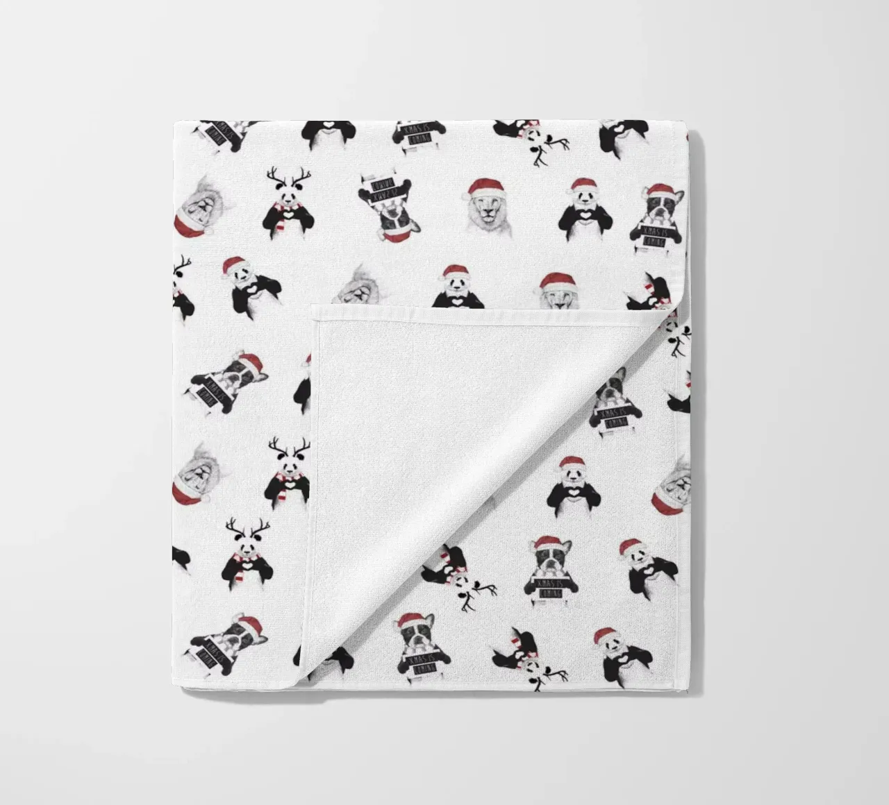 Xmas pattern serviette de plage de Balazs Solti