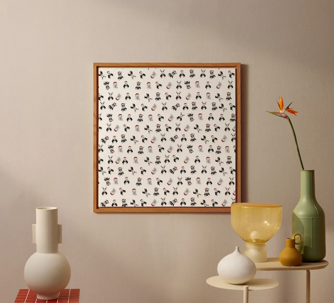 Xmas pattern alluminio dibond da Balazs Solti