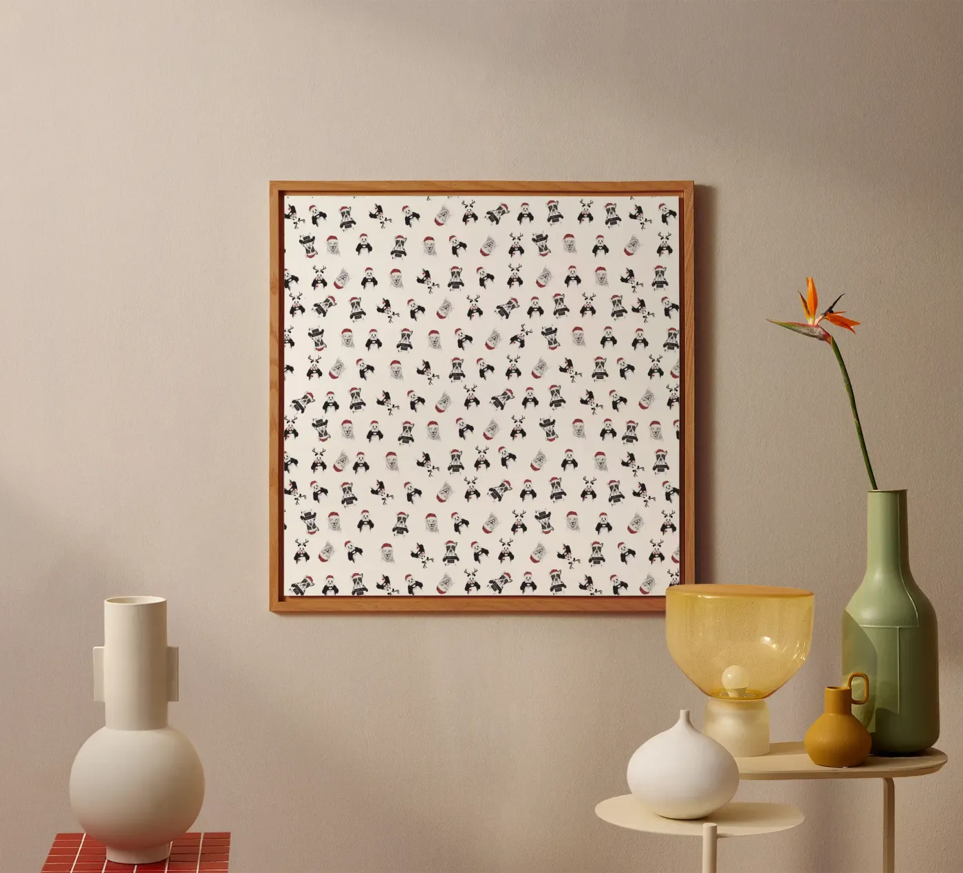 Xmas pattern alluminio dibond da Balazs Solti