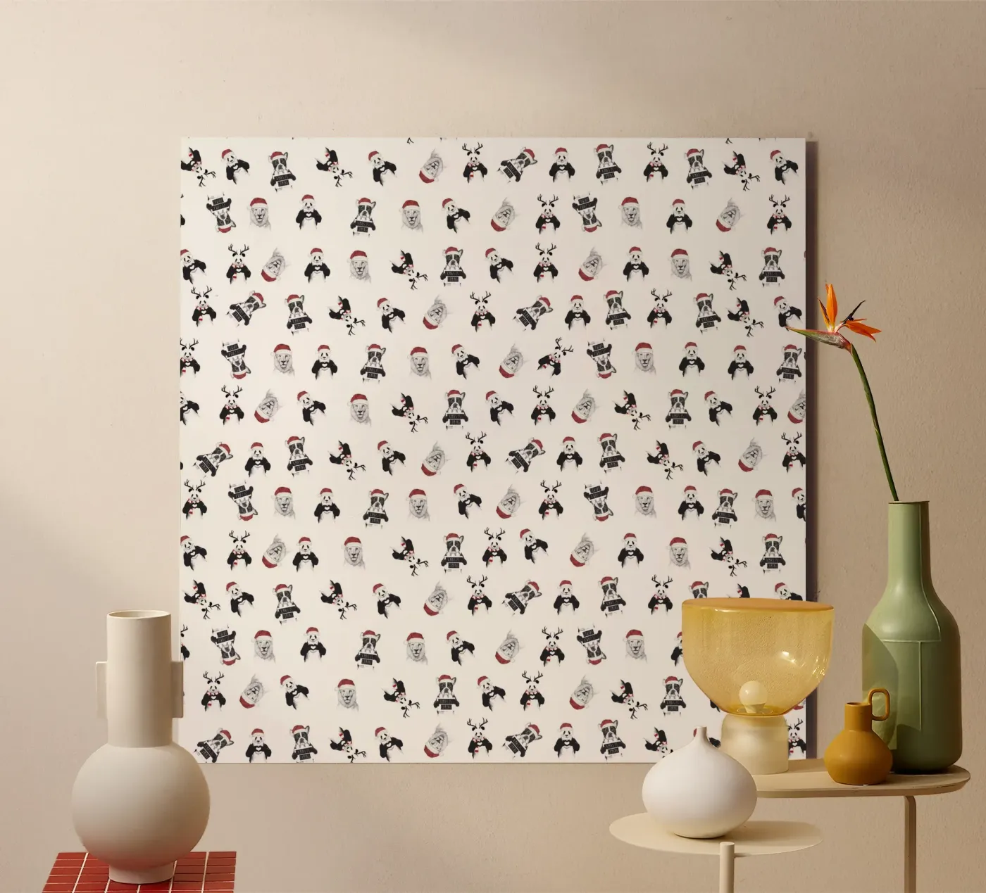 Xmas pattern alluminio dibond da Balazs Solti