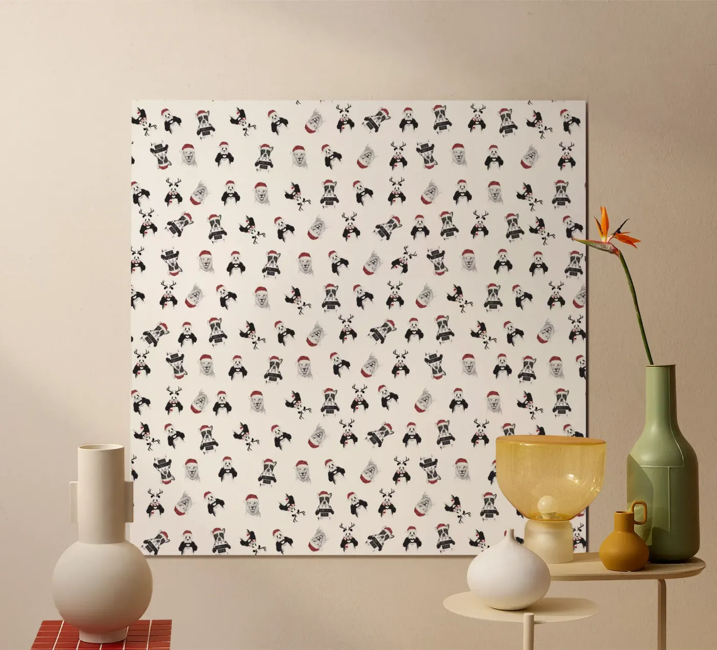 Xmas pattern poster da Balazs Solti