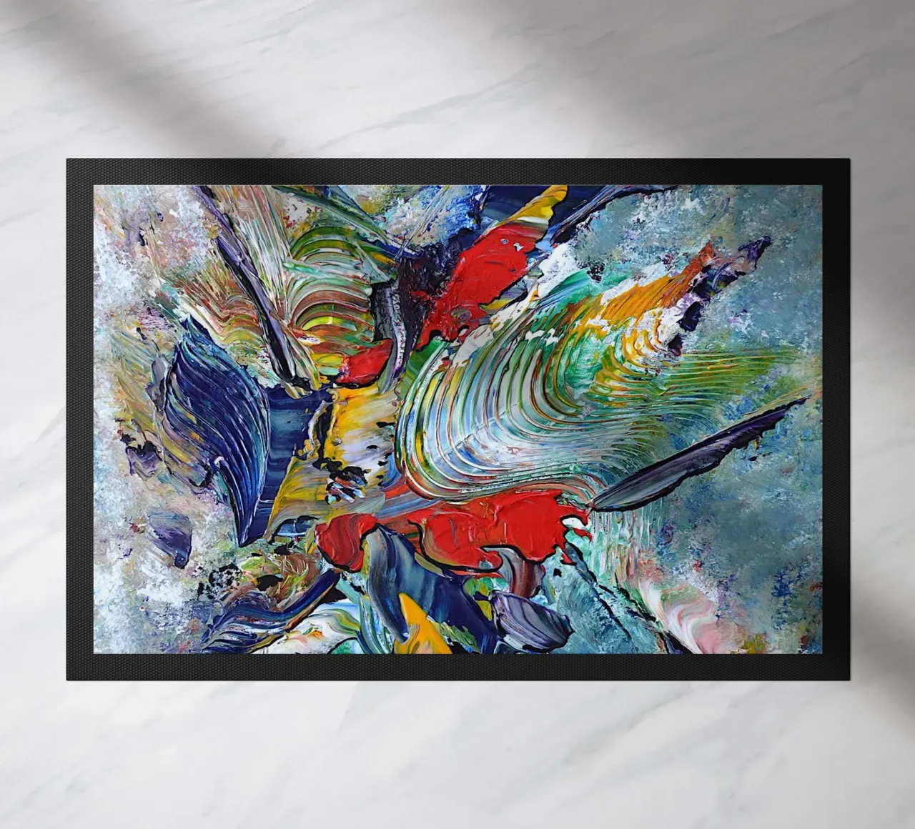 BACIAMI zerbino da Thierry Vobmann Abstract painting