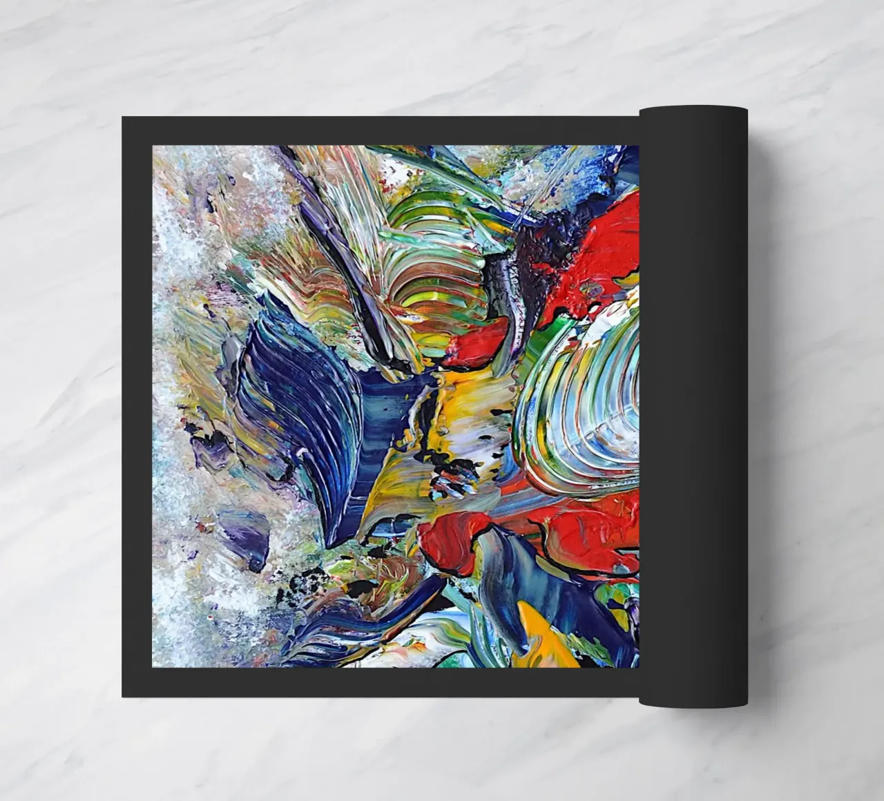 BACIAMI zerbino da Thierry Vobmann Abstract painting