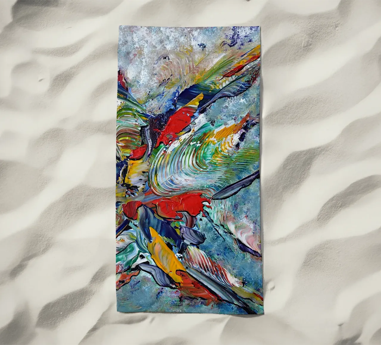 BACIAMI telo mare da Thierry Vobmann Abstract painting