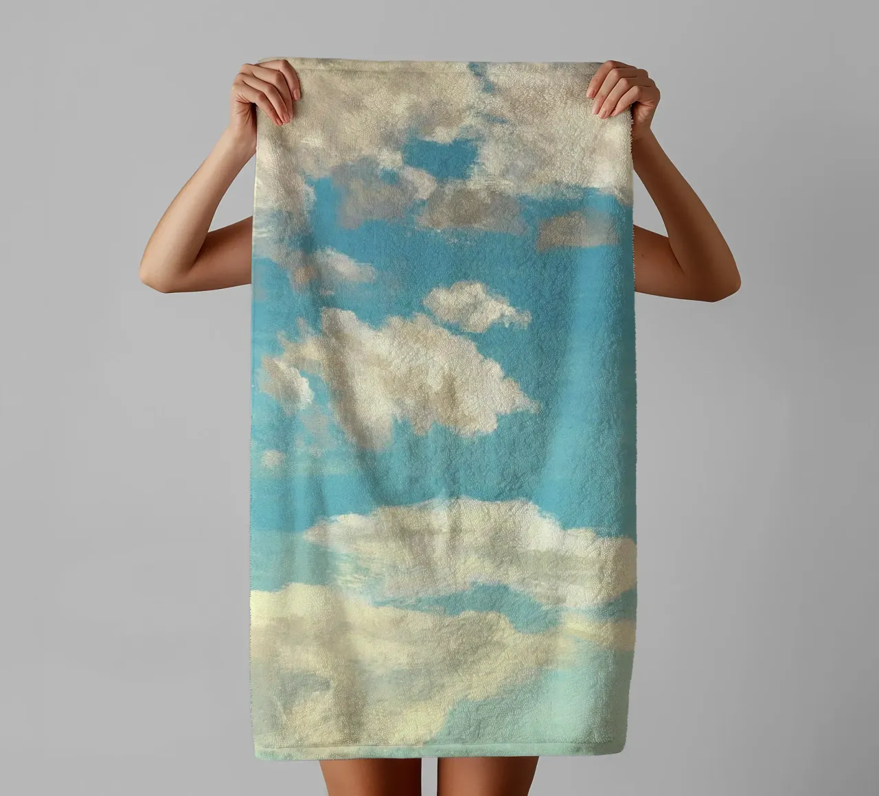 cloud on sky wave asciugamano da bagno da miracle
