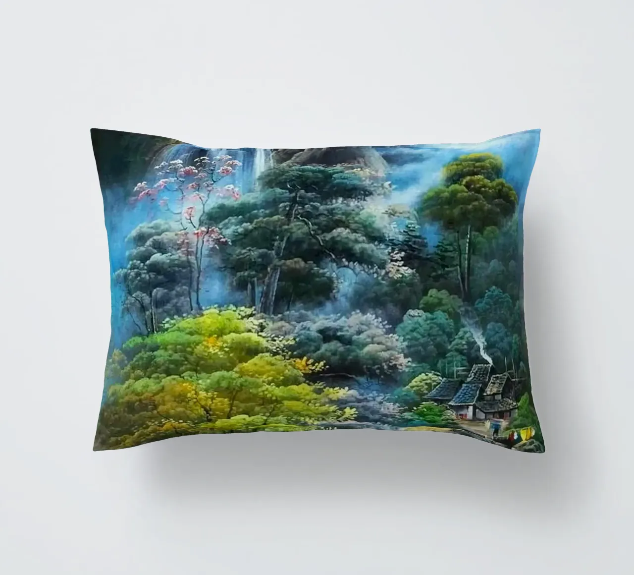 waterflow and tree forest cuscino da miracle