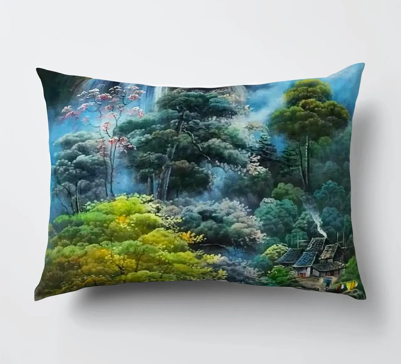 waterflow and tree forest cuscino da miracle