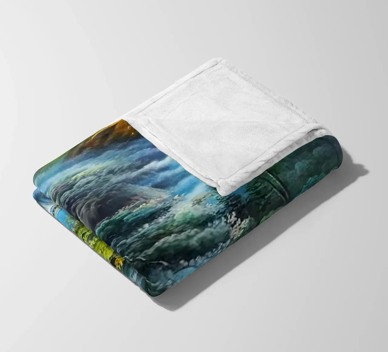 waterflow and tree forest coperta in pile da miracle