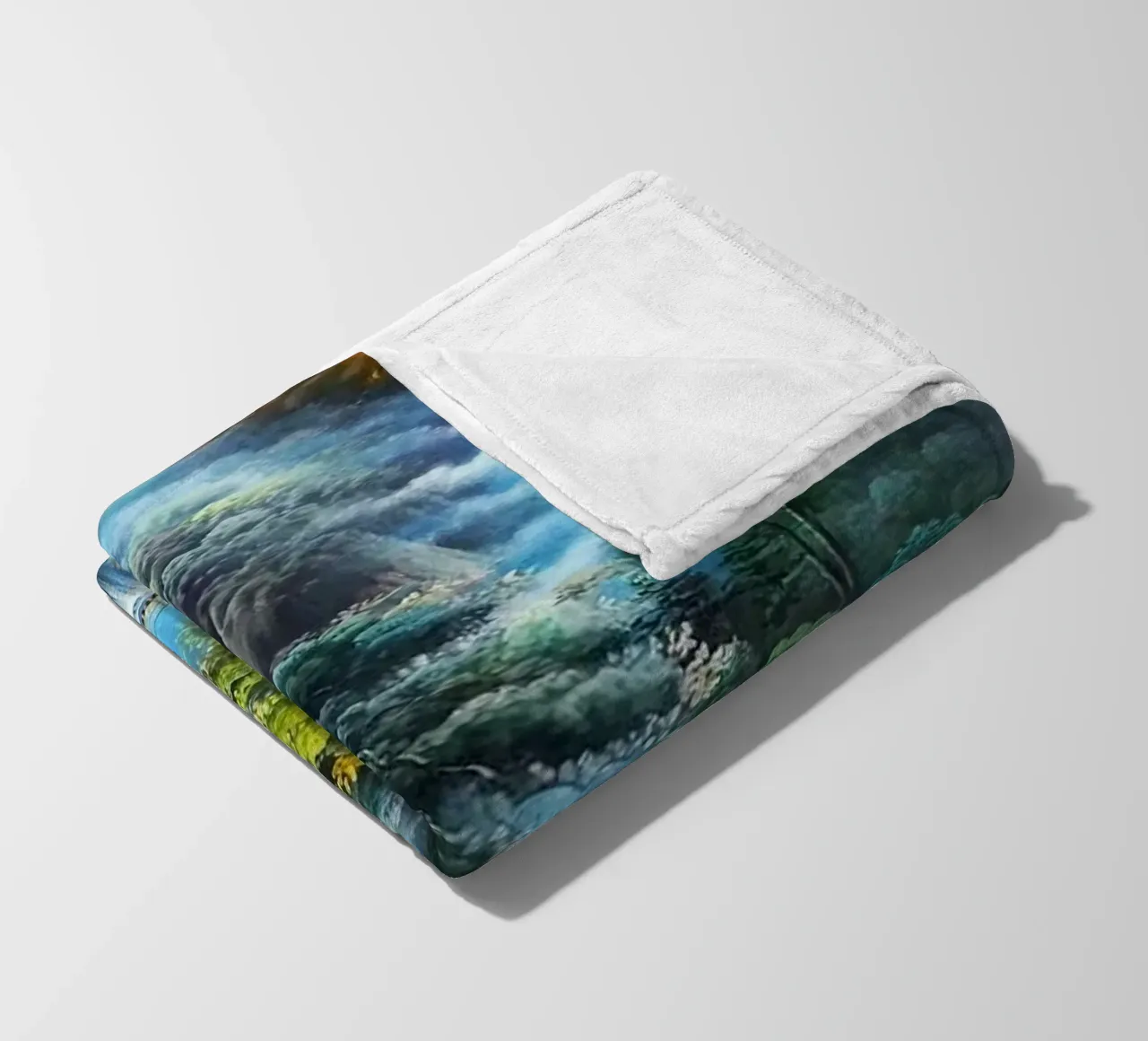 waterflow and tree forest coperta in pile da miracle