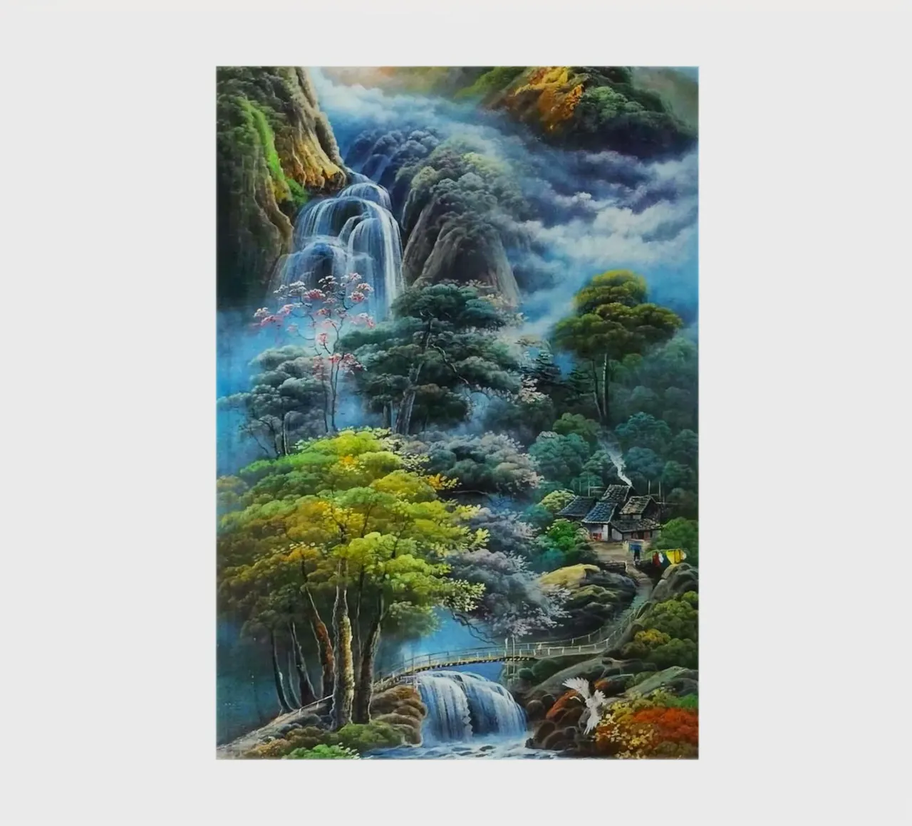 waterflow and tree forest notebook by miracle