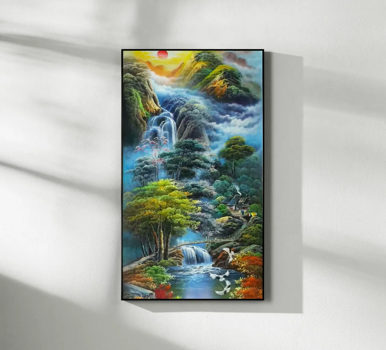 waterflow and tree forest plexiglass da miracle