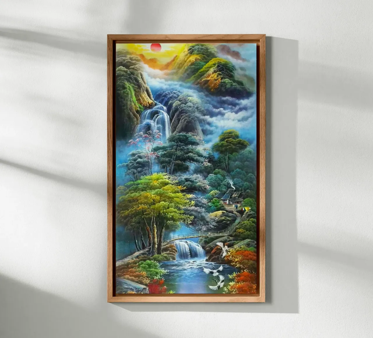 waterflow and tree forest alluminio dibond da miracle