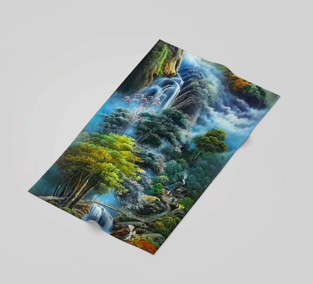 waterflow and tree forest telo mare da miracle