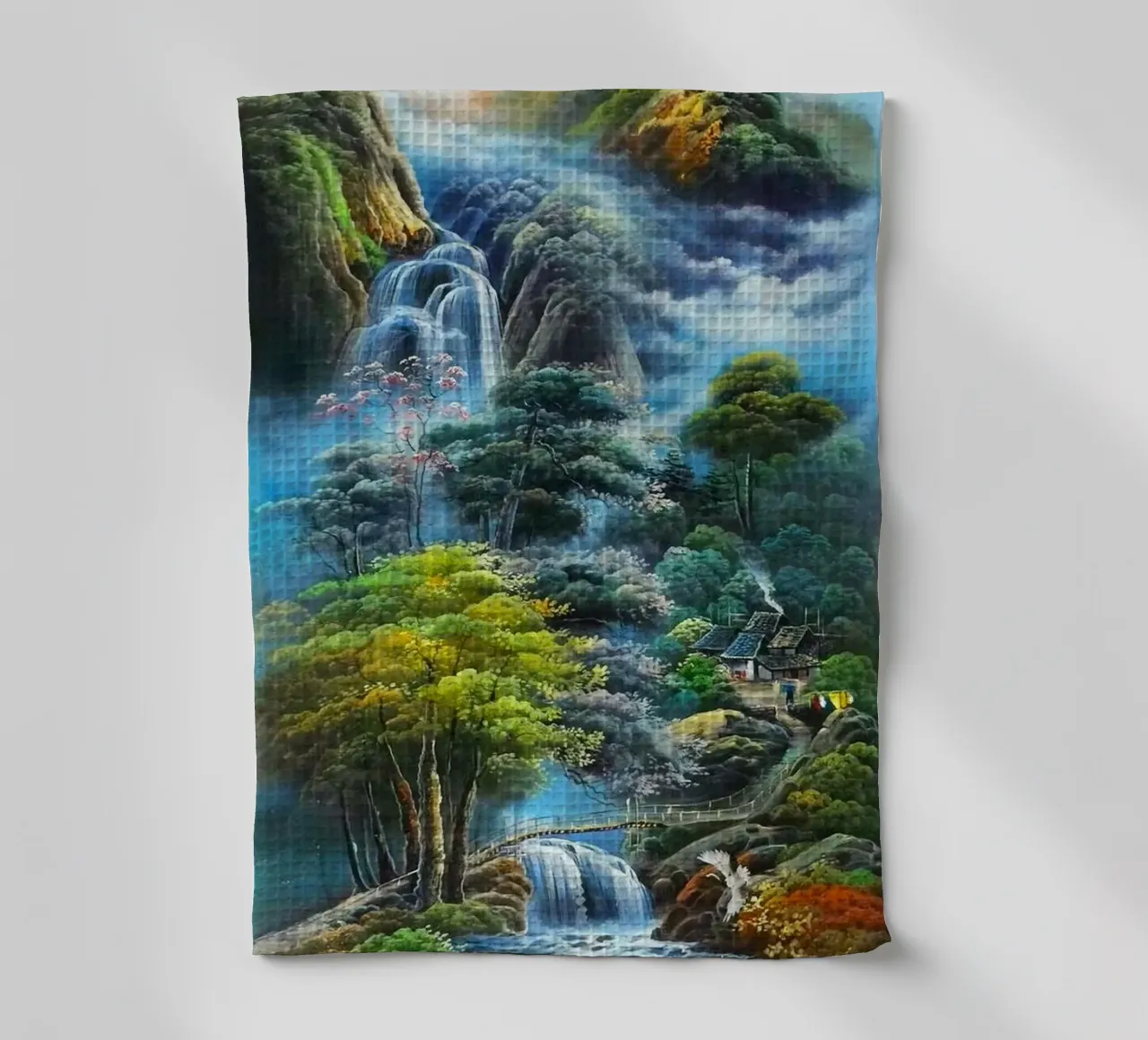 waterflow and tree forest canovaccio da cucina da miracle