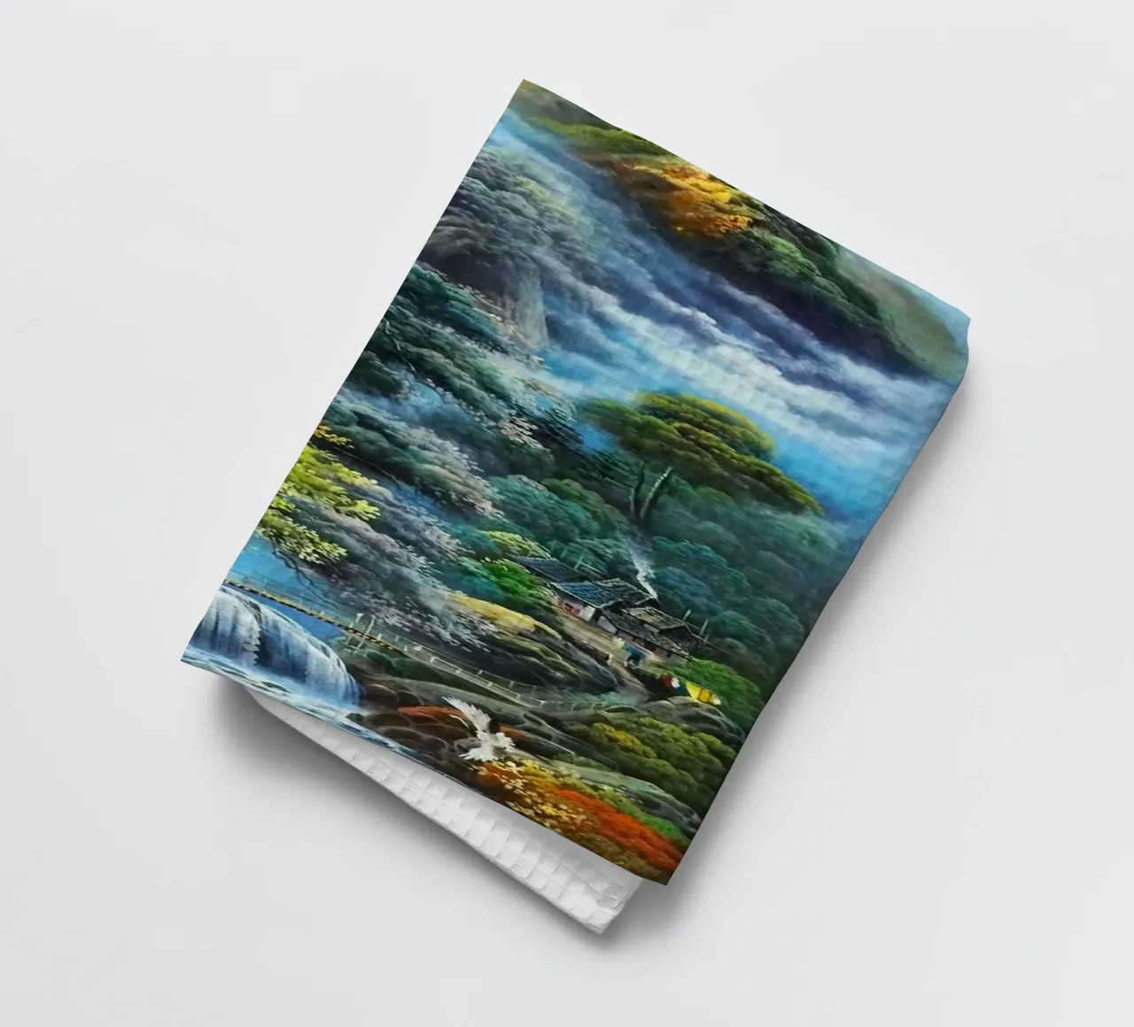 waterflow and tree forest canovaccio da cucina da miracle