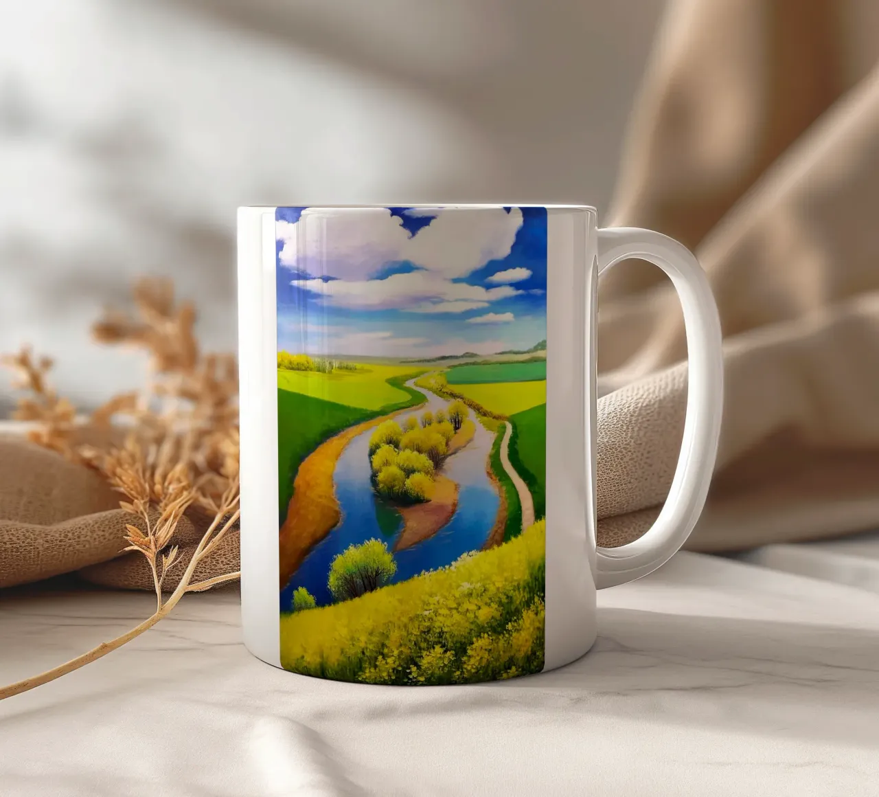 curve lake road tazza in ceramica da miracle