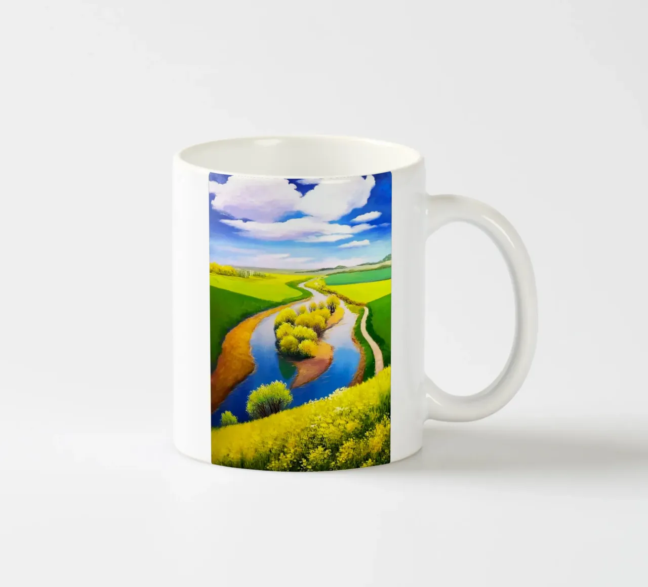 curve lake road tazza in ceramica da miracle