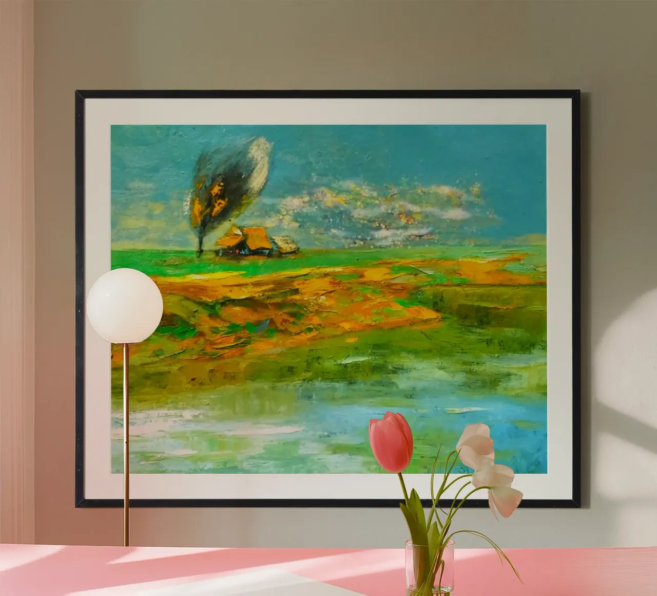art color sky and land poster da miracle